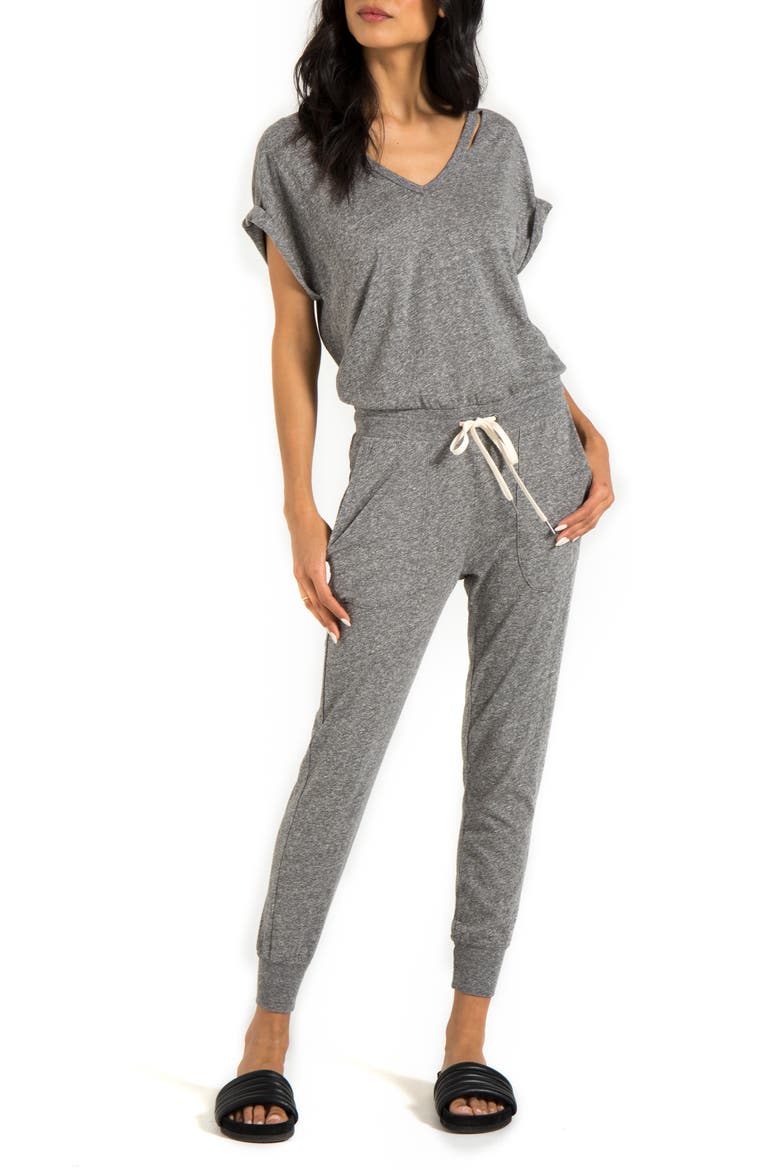 Space Deconstructed Jumpsuit, Main, color, HEATHER GREY