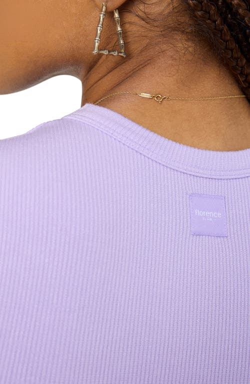 FLORENCE BY MILLS FLORENCE BY MILLS SOFTIE SEAMLESS RIB BABY TEE