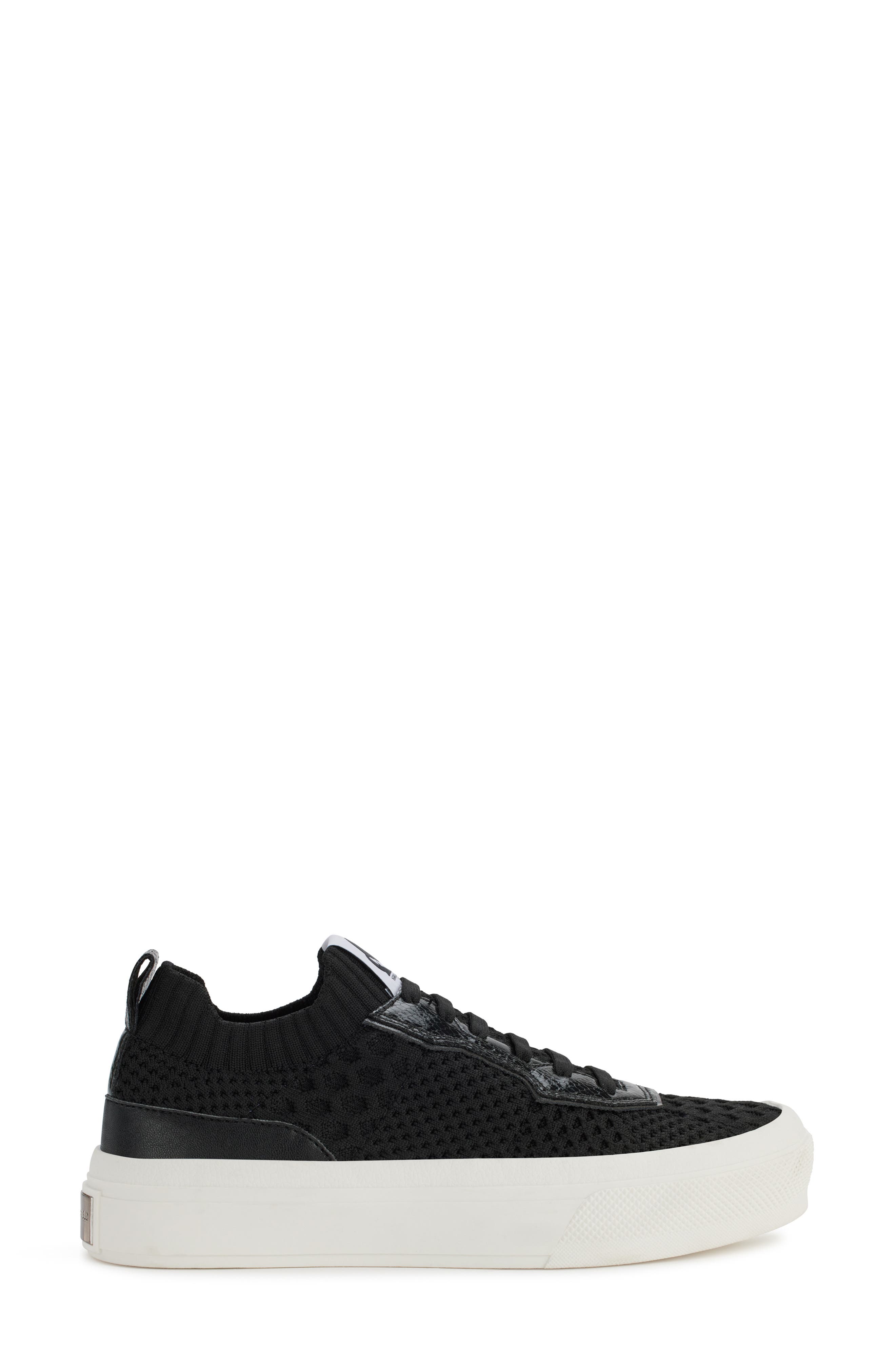 KARL LAGERFELD PARIS Gabby Slip-On Knit Sneaker, Alternate, color, Black