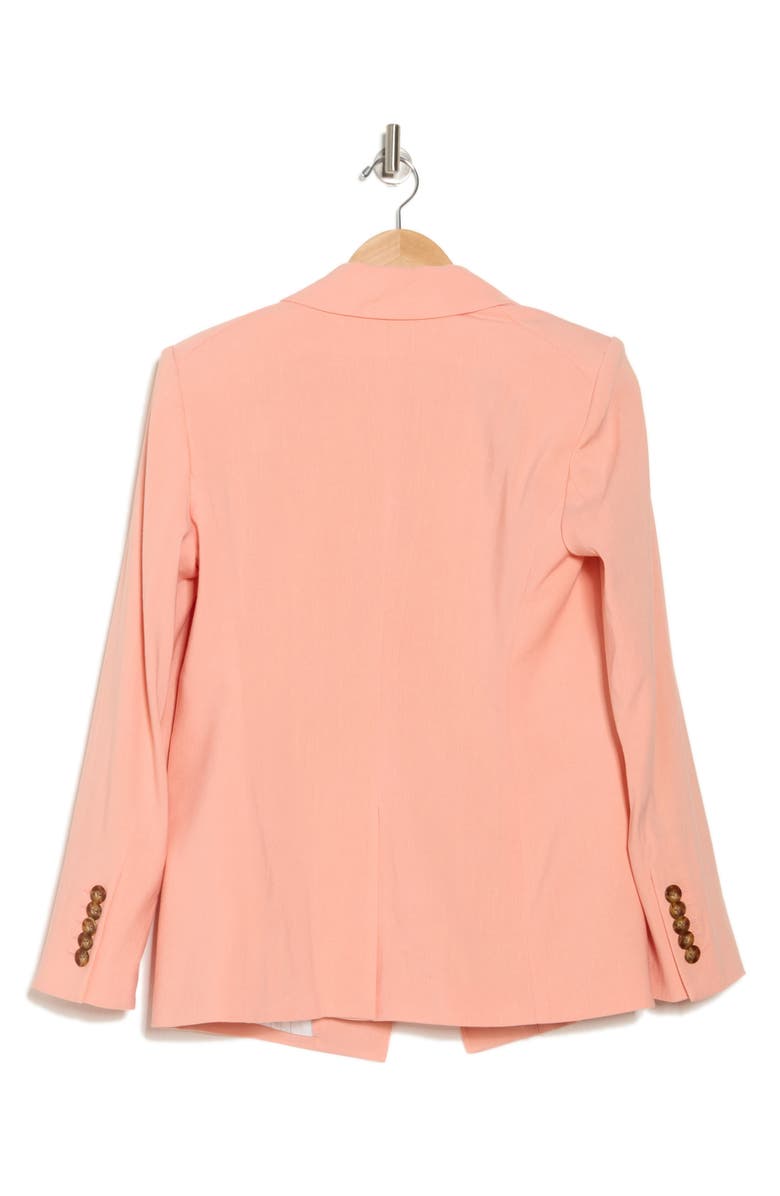 Veronica Beard Hayward Linen Blend Dickey Jacket, Alternate, color, Coral