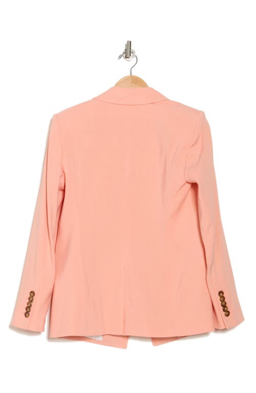Veronica Beard Hayward Linen Blend Dickey Jacket In Coral