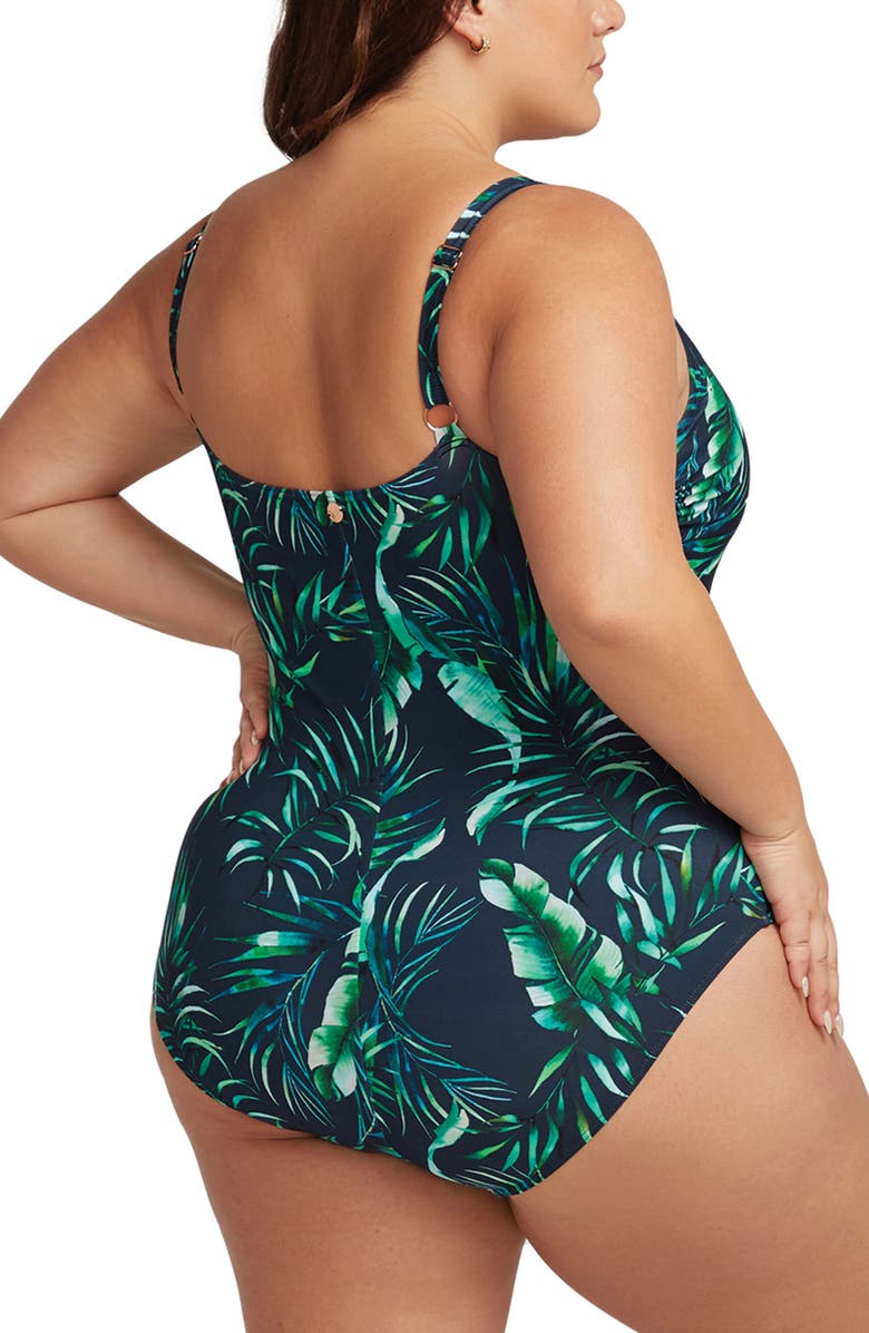 Artesands Palmspiration Hayes D- & DD-Cup One-Piece Swimsuit, Alternate, color, 