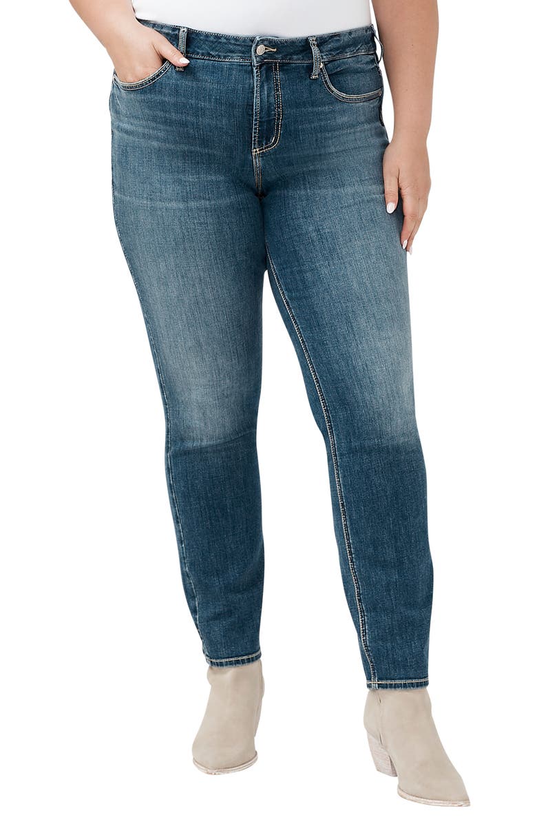 Silver Jeans Co. Suki Straight Leg Jeans, Alternate, color, Indigo