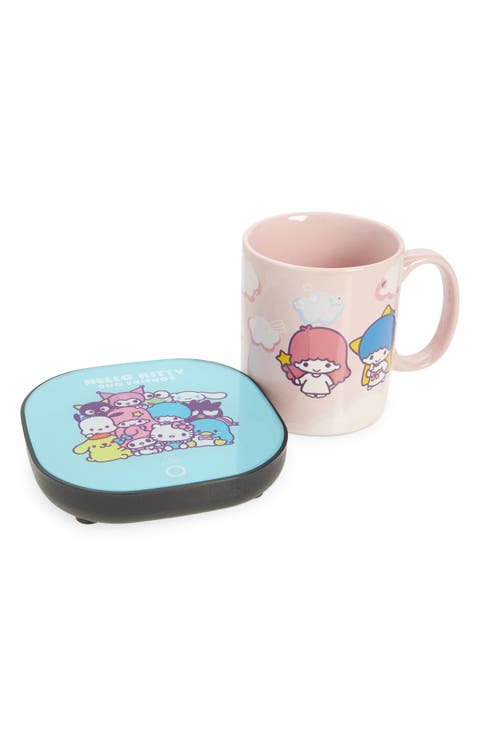 x Sanrio Hello Kitty® & Friends LittleTwinStars® 12-Ounce Mug & Warmer Set