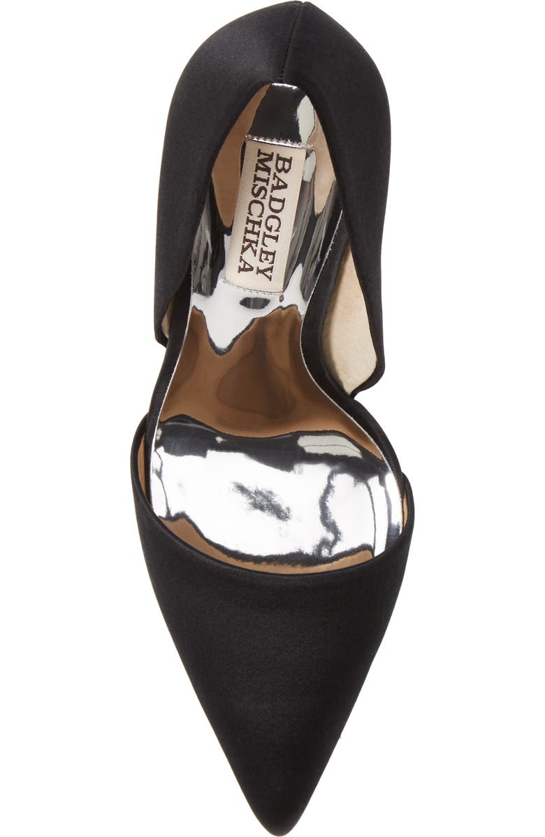 Badgley Mischka Collection Badgley Mischka Emily Crystal Heel Pointed Toe Pump, Alternate, color,