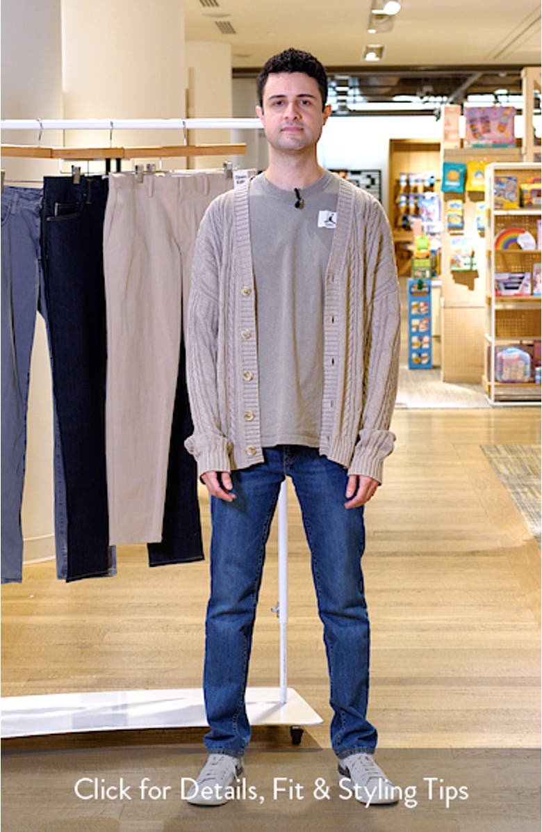 Cable Cotton Cardigan, sales video thumbnail