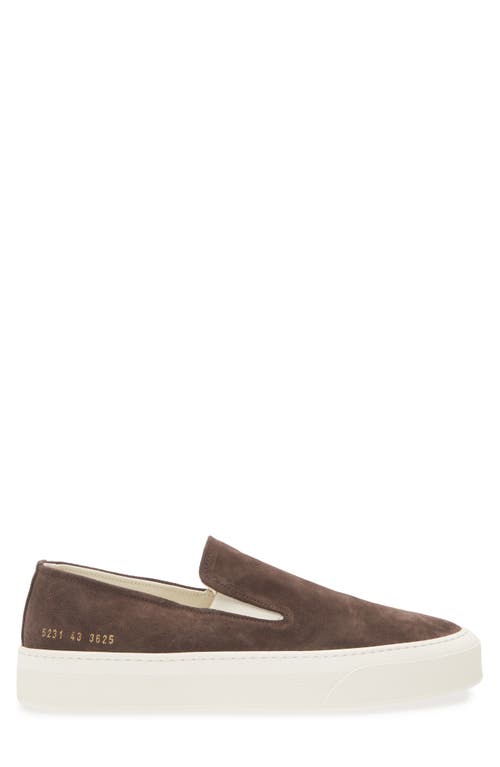 Common Projects Slip-on Sneaker In Brown