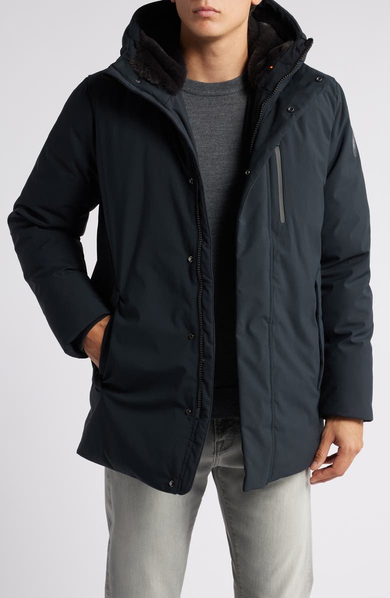 Save The Duck Antoine Faux Fur Lined Waterproof Hooded Parka, Main, color, 