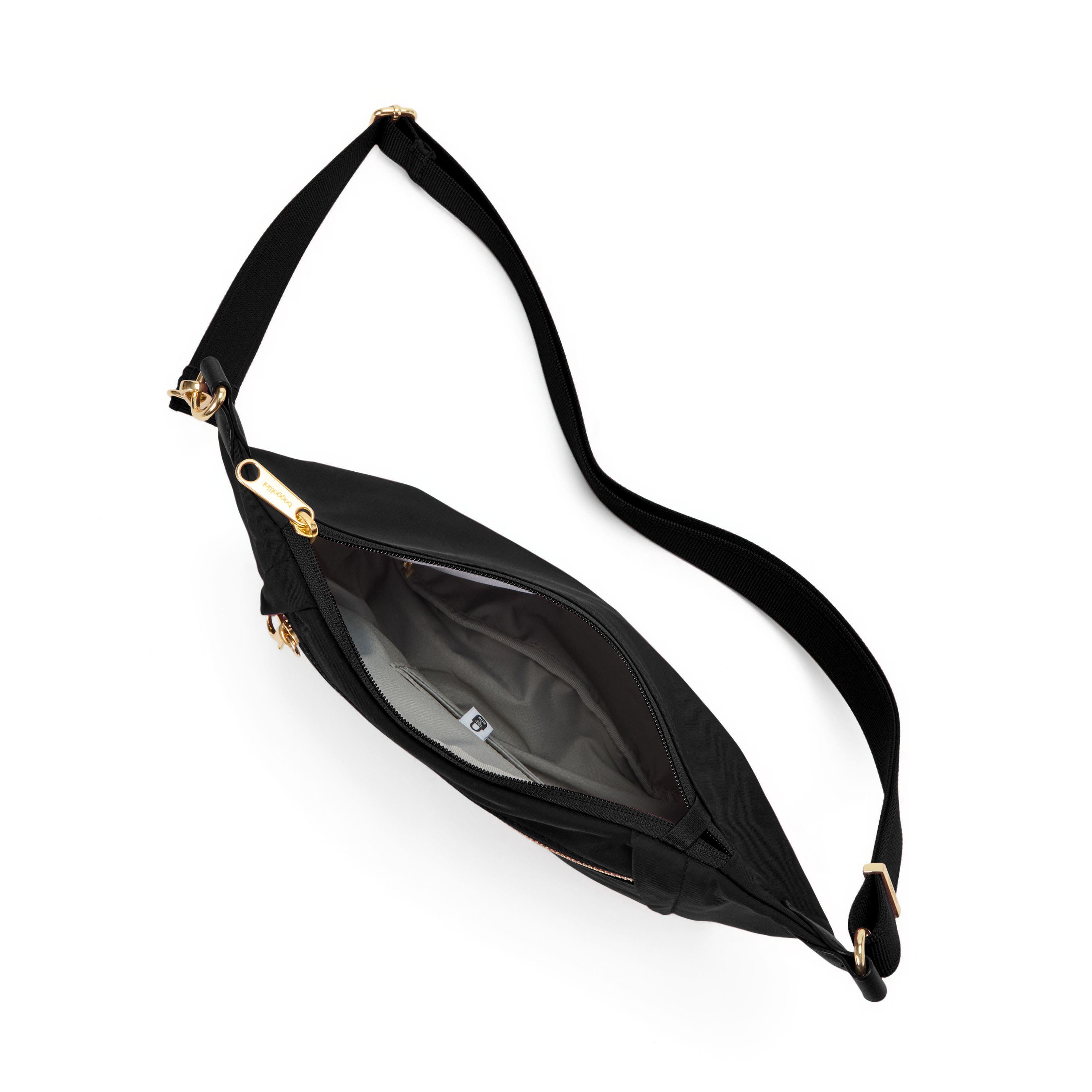 Securtex Jet Set Anti-theft Crescent Sling, Alternate, color, Black