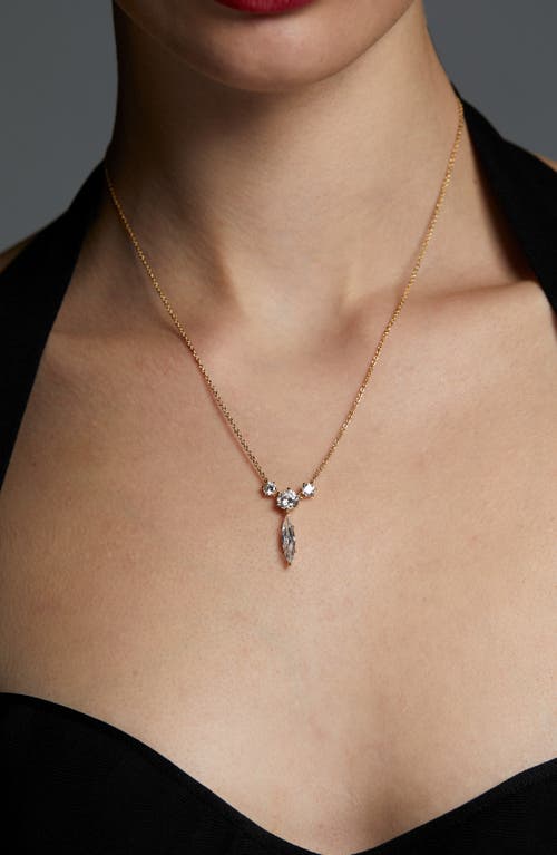 Nadri Beatrix Mixed Cubic Zirconia Y-necklace In Gold
