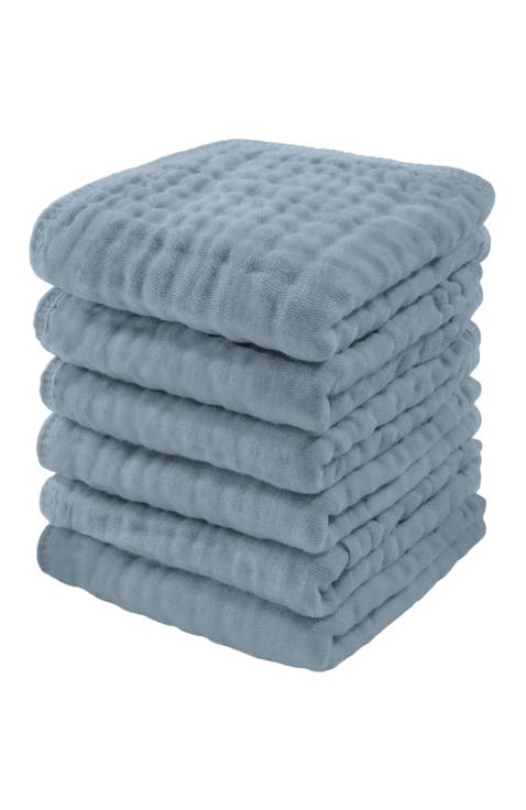 Muslin Washcloths - Pack of 6
