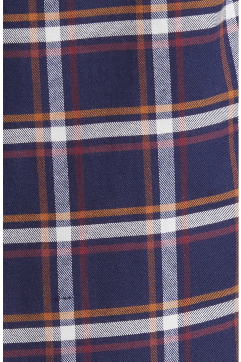 Tricolor Plaid Dry Touch® Performance Button-Up Shirt, Alternate, color, NAVY