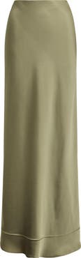 Lauren Ralph Lauren Satin Maxi Skirt