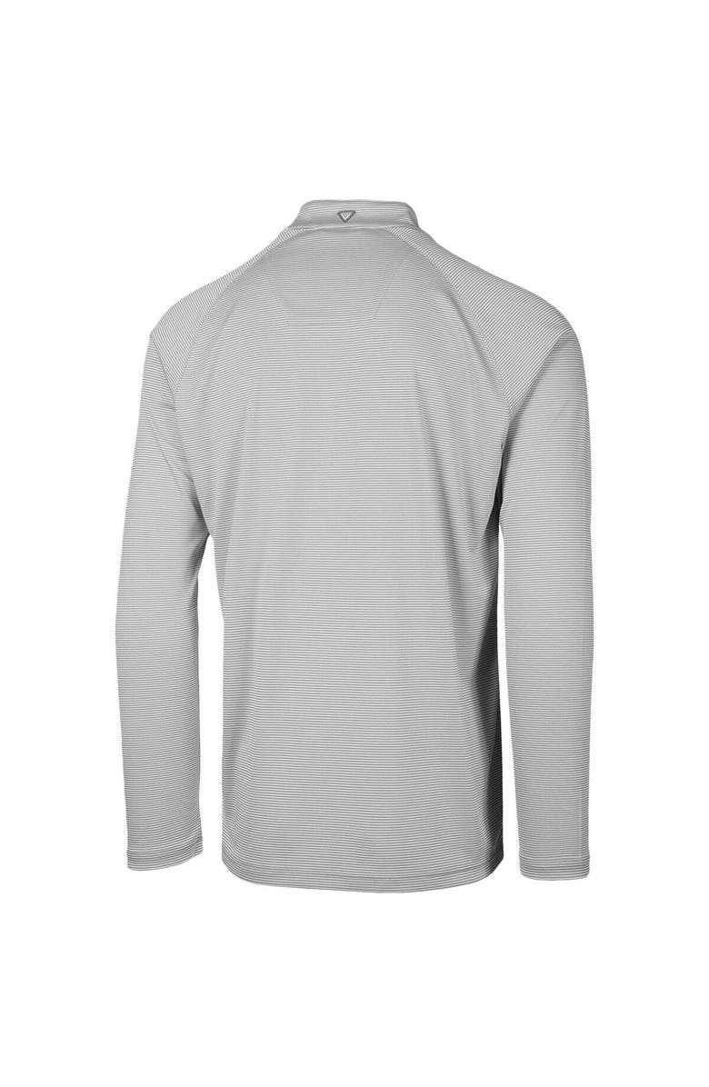 LEVELWEAR Men's Levelwear Gray Los Angeles Dodgers Orion Historic Logo Raglan Quarter-Zip Jacket, Alternate, color, 