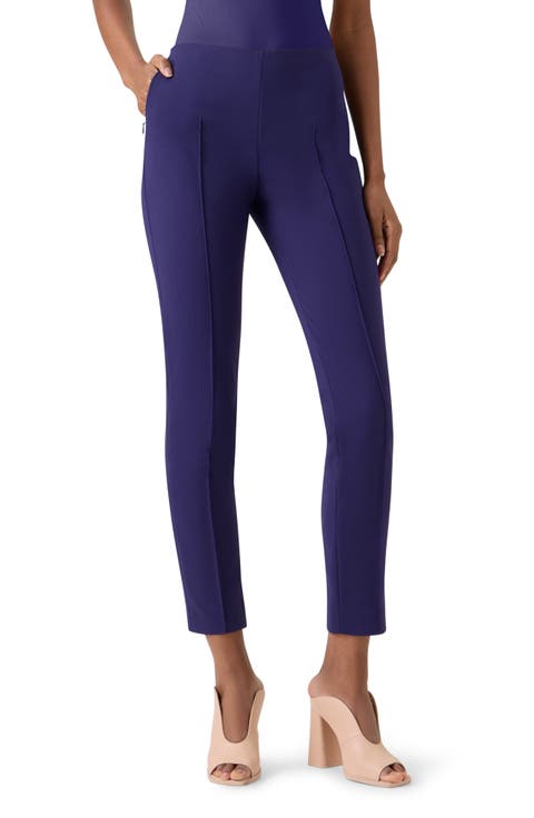 Melissa Techno Cotton Blend Crop Pants