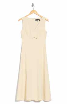 Theory Cutout Linen Blend Dress