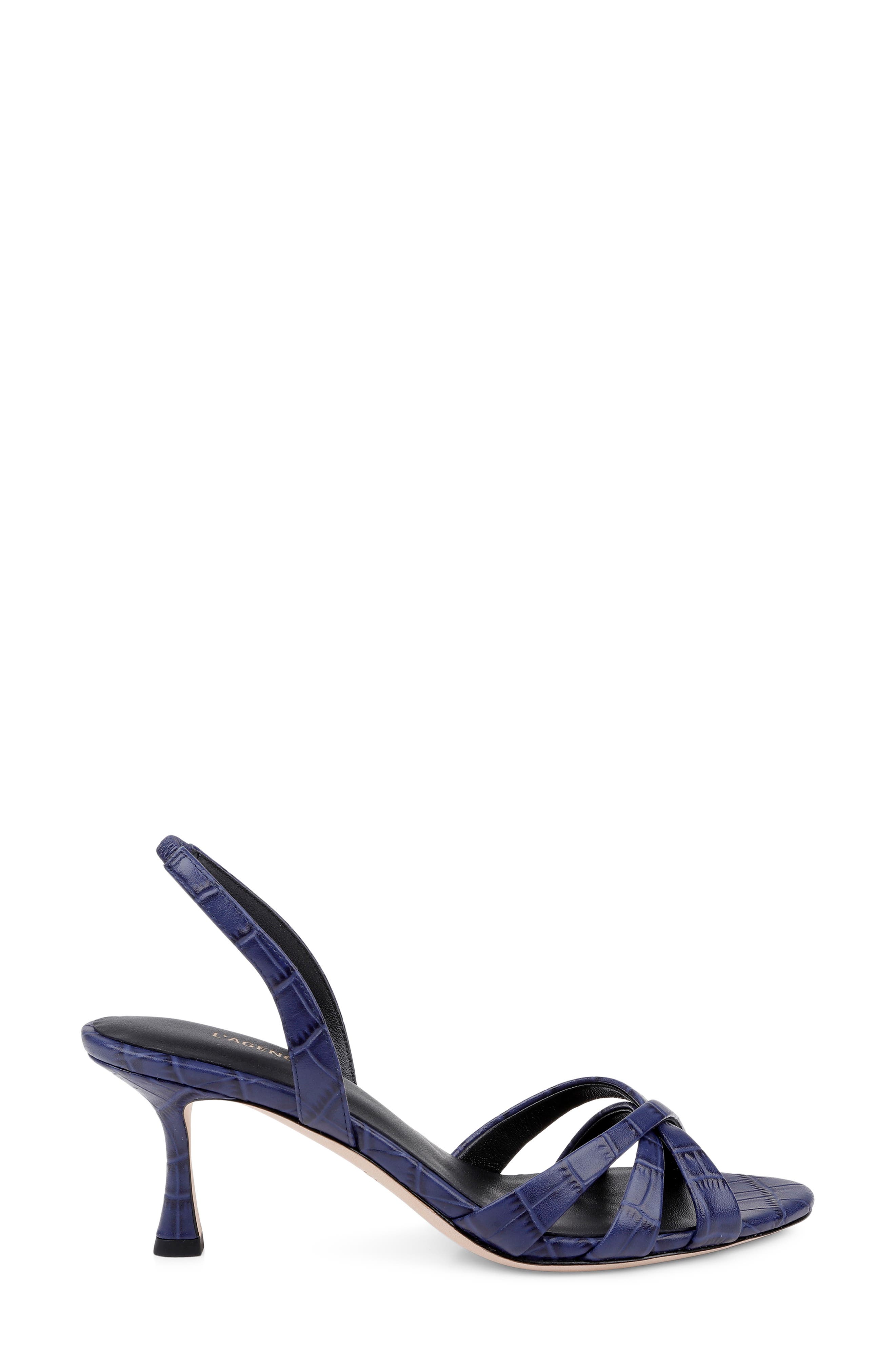 Colwill Slingback Sandal, Alternate, color, MIDNIGHT CROCO EMBOSSED