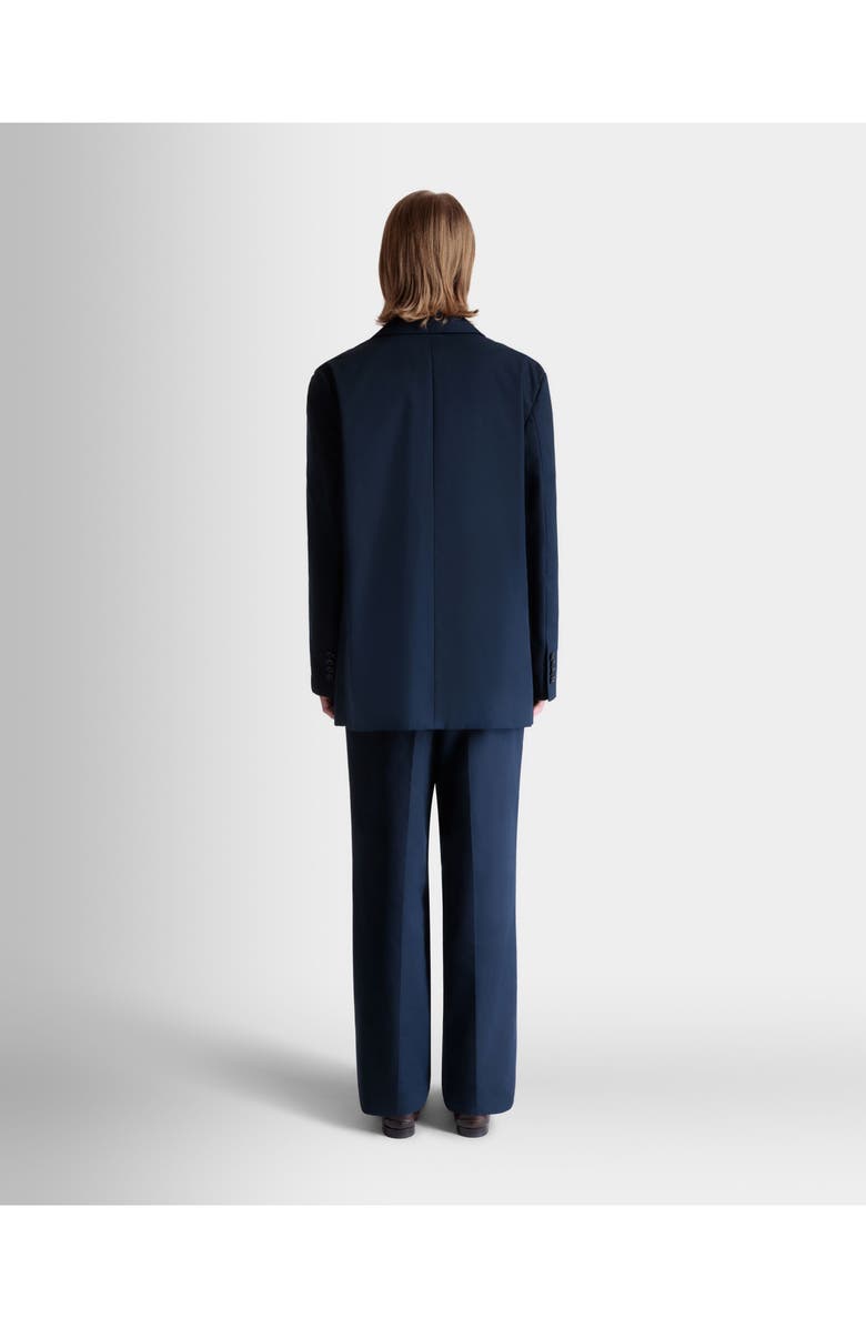 Bally Blazer in Cotton Blend, Alternate, color, Blue