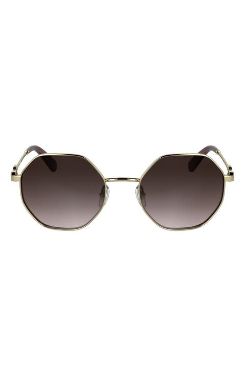 Le Foulonné 52mm Gradient Round Sunglasses