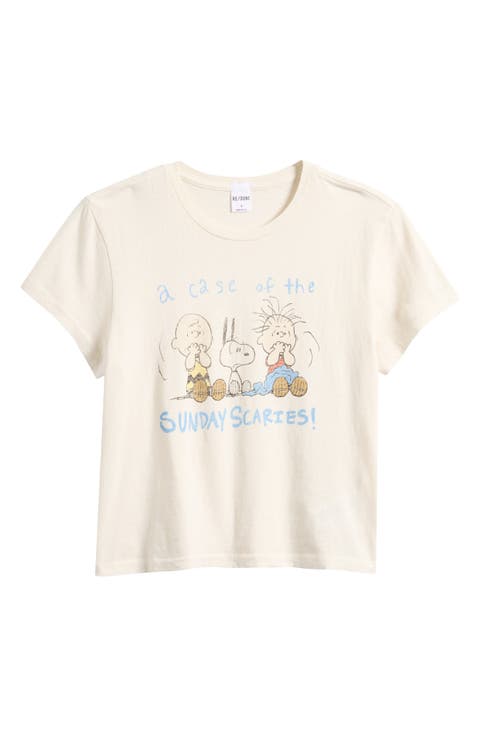 '50s Boxy Cotton Scaries T-Shirt