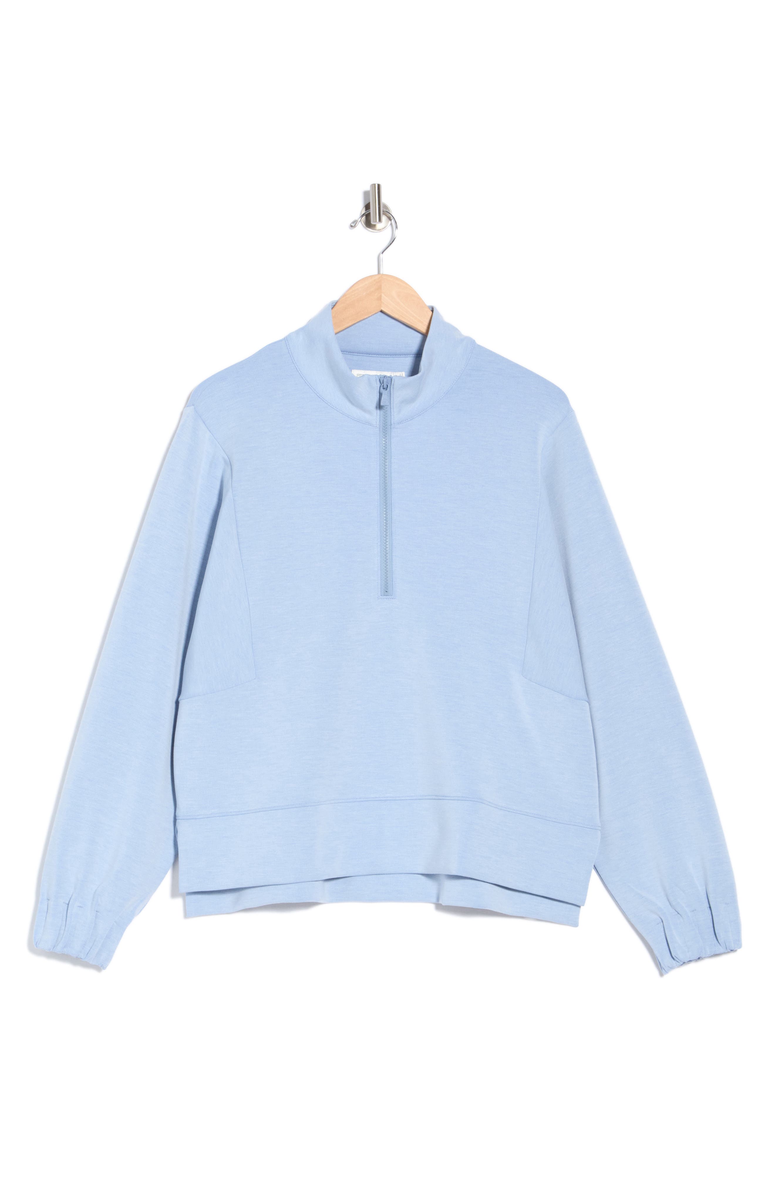 Floral Mélange Half Zip Pullover