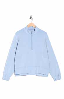 Floral Mélange Half Zip Pullover
