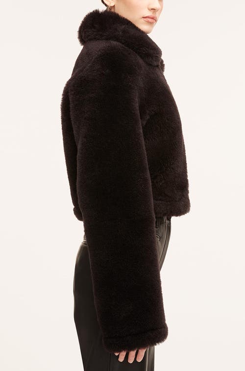 Rebecca Taylor Cloud Shearling Bolero In Deep Port