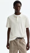H&M Slim Fit Textured Jersey Polo Shirt