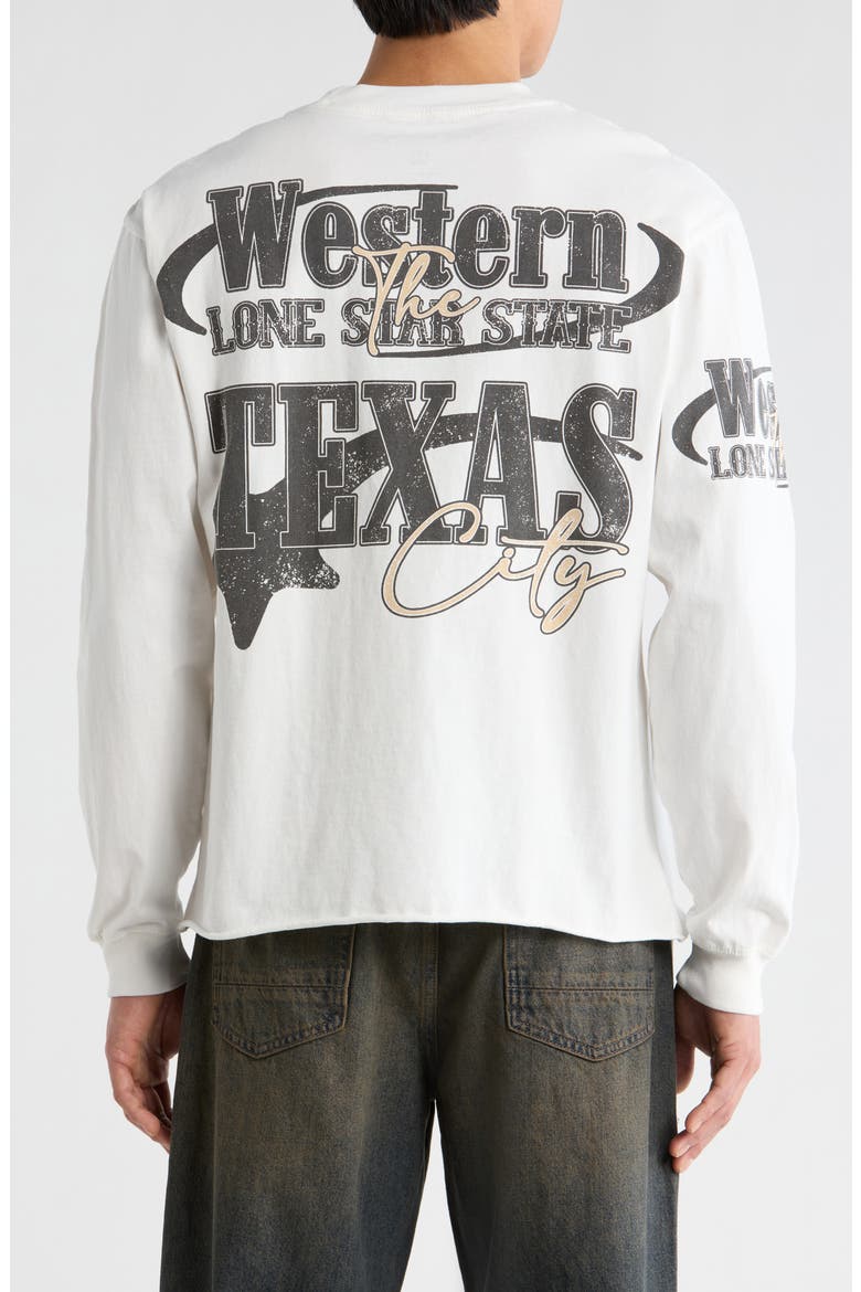 Western Long Sleeve Graphic T-Shirt, Alternate, color, WHITE