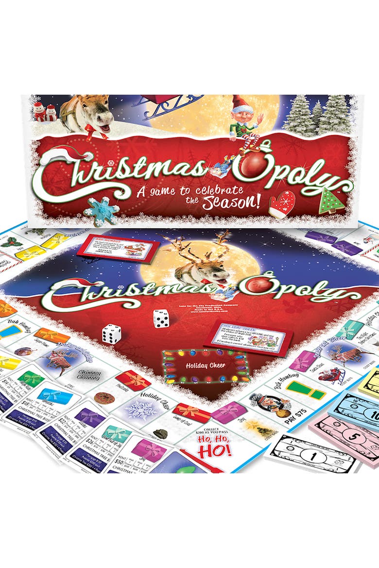 Christmasopoly Board Game, Alternate, color, Multicolored