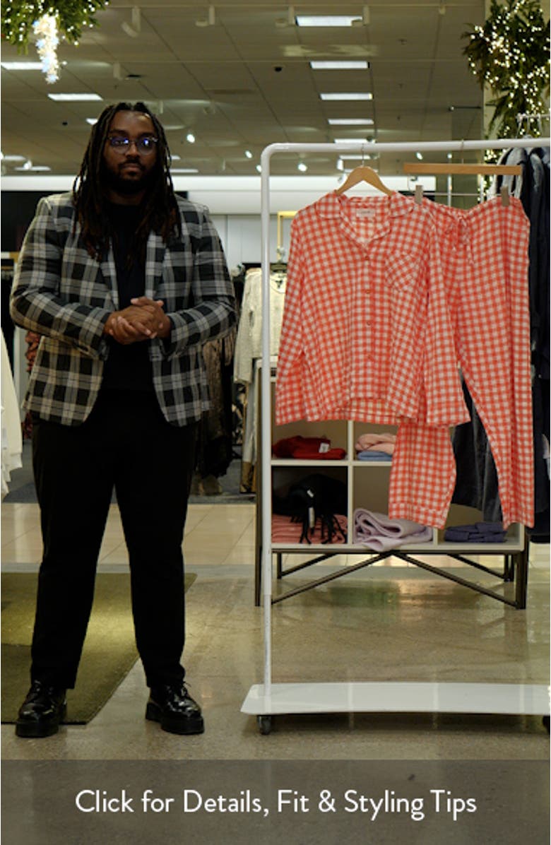 Seersucker Gingham Pajamas, sales video thumbnail