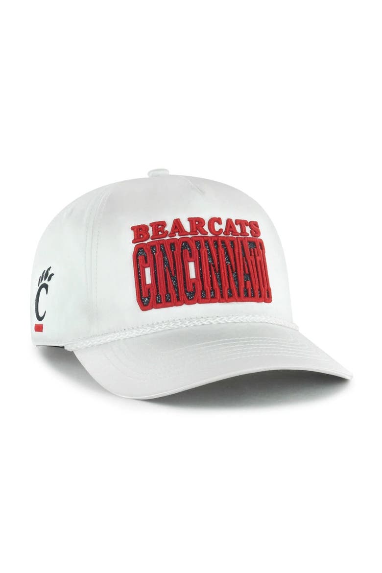 Women's '47 White Cincinnati Bearcats Outspoken Hitch Adjustable Hat, Main, color, White