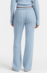 SKIMS Sweater Knit Cable Straight Leg Pants