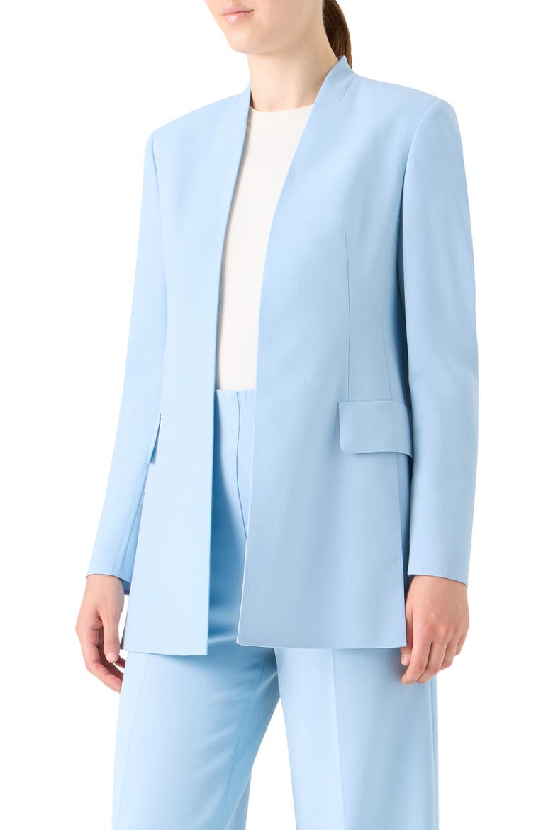 Alvar Wool Blend Double Face Cardigan Jacket, Alternate, color, POWDER BLUE