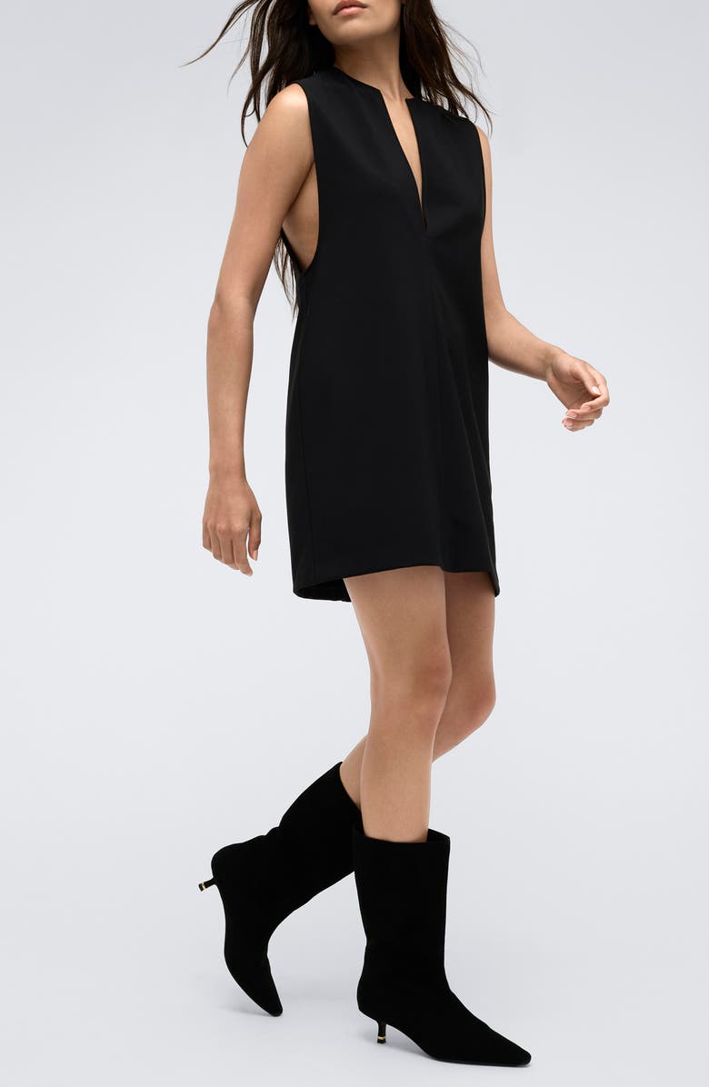Kenneth Cole Vest Shift Dress, Alternate, color, Black