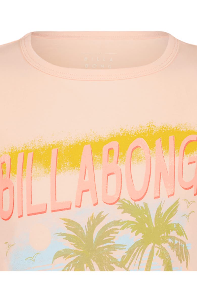 Billabong Kids' Lush Escape Graphic T-Shirt, Alternate, color, Soft Peach