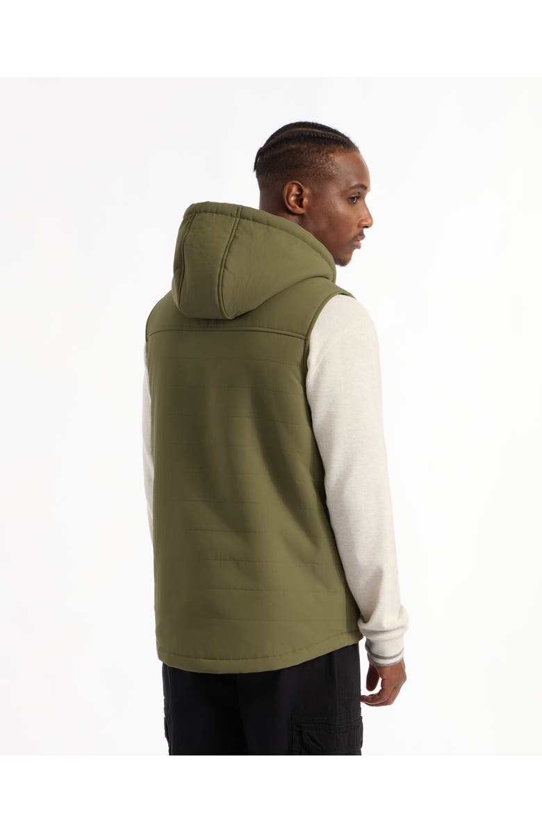Ecko Unltd. shearling Vest, Alternate, color, Olive