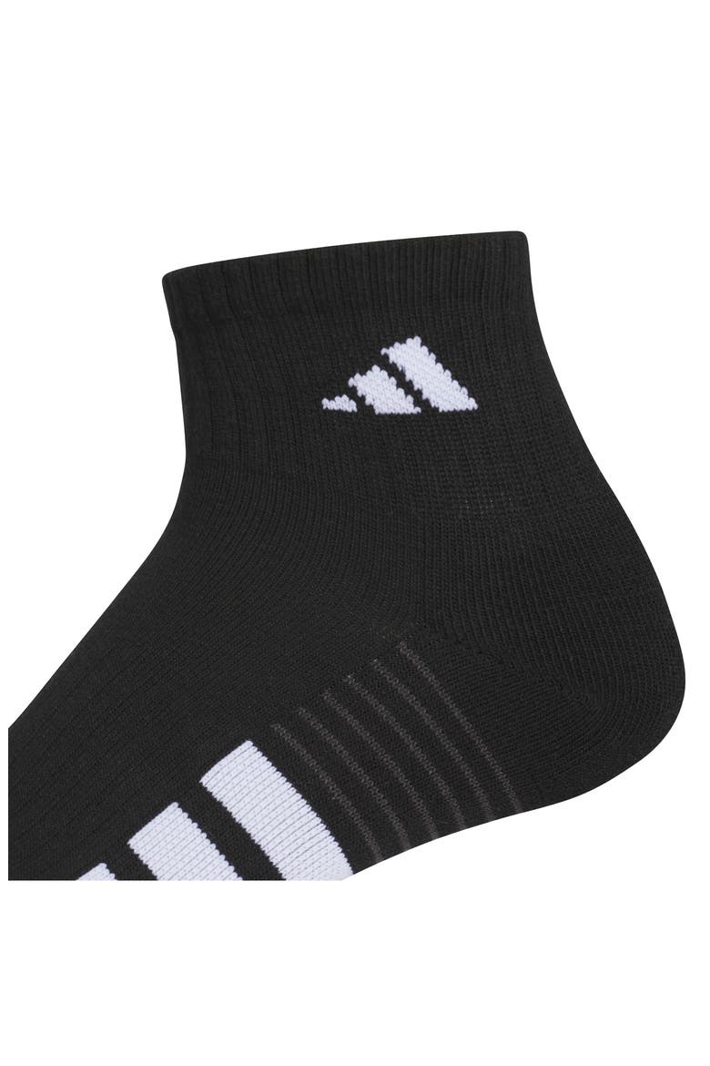 Cushioned 4.0 3-Pack Quarter Socks, Alternate, color, BLACK/ WHITE/ CARBON GREY