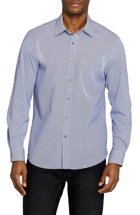 Diamond Dot Button Up Shirt
