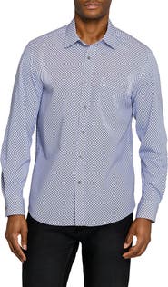 W.R.K Diamond Dot Button Up Shirt