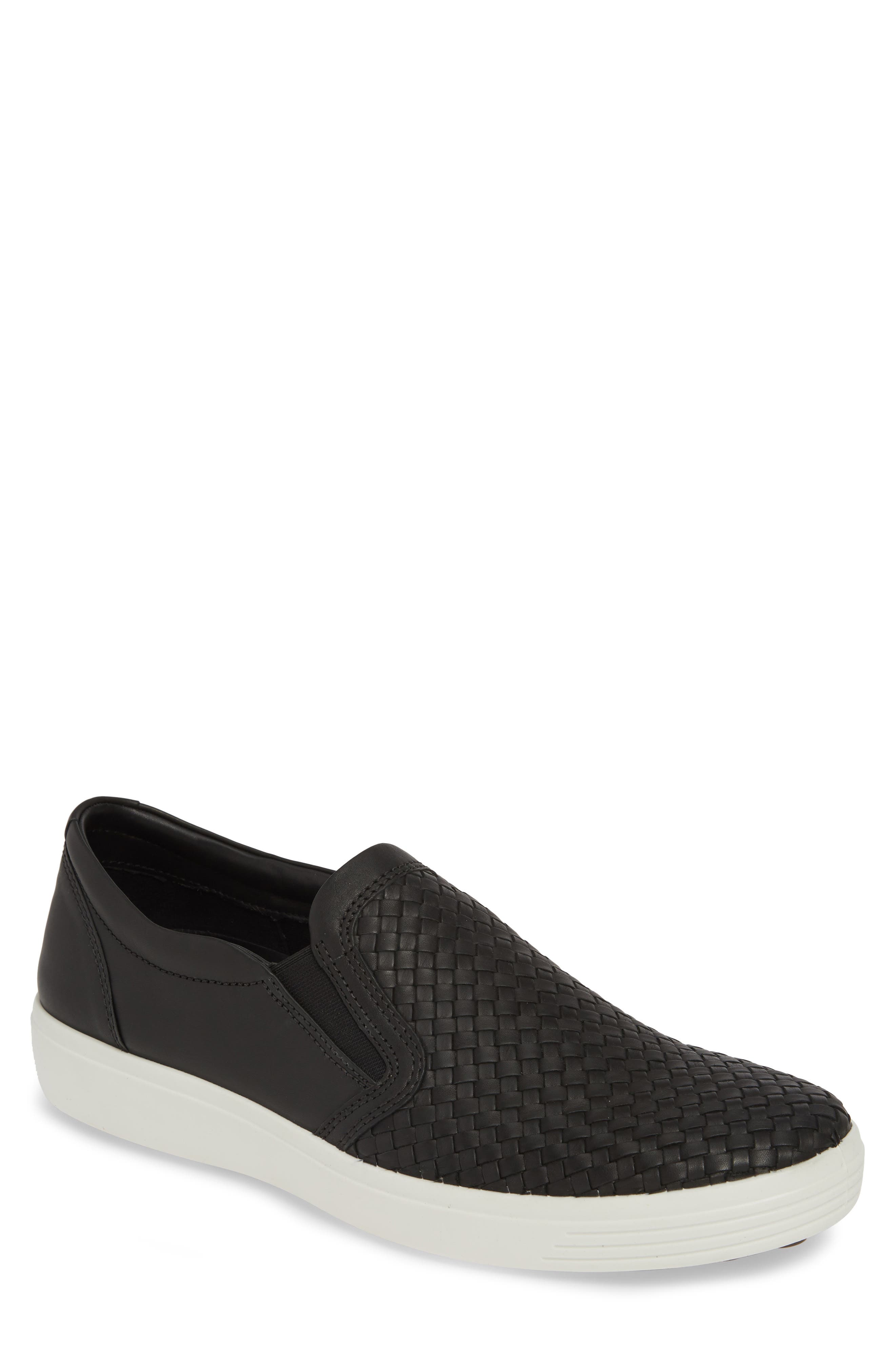 ECCO Soft 7 Plaited Slip-On Sneaker, Main, color, 