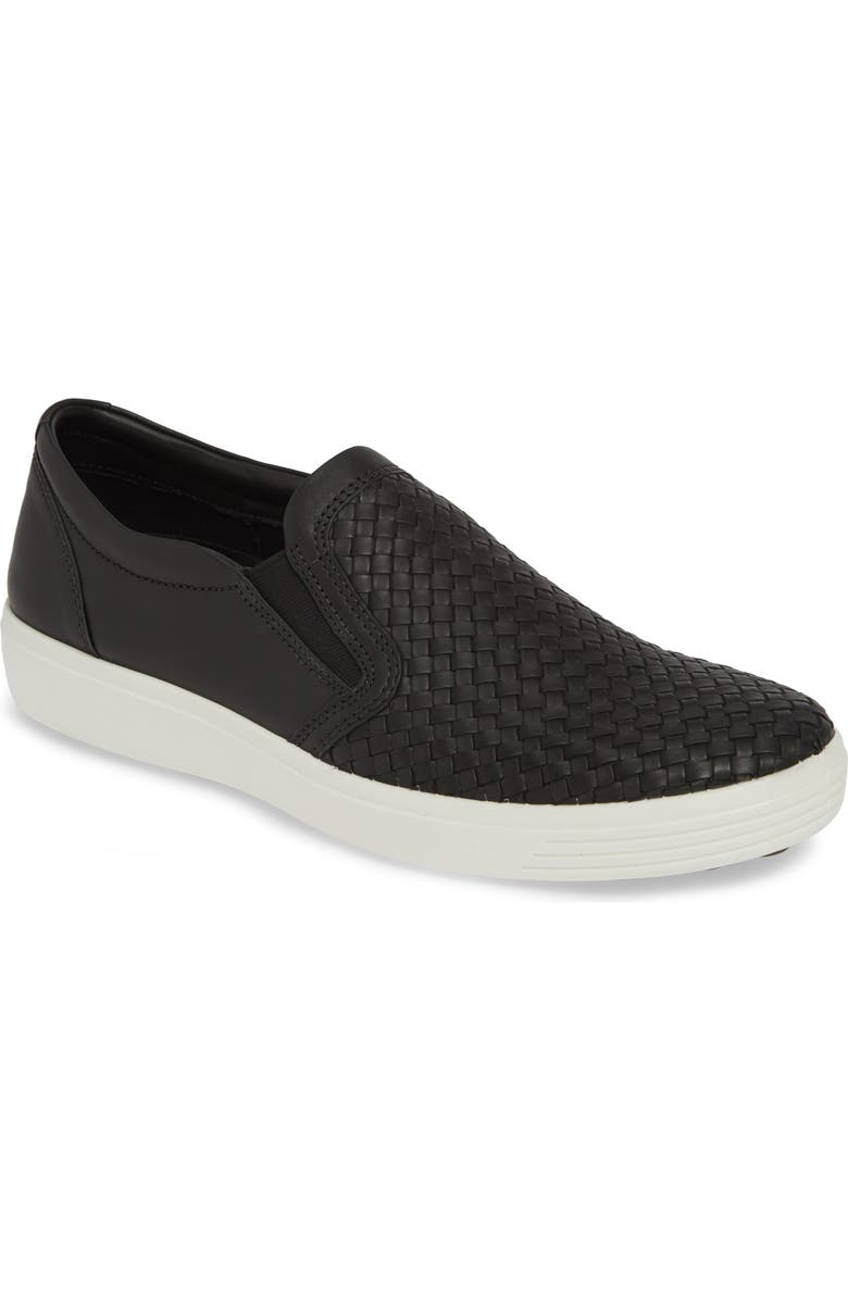 ECCO Soft 7 Plaited Slip-On Sneaker, Main, color,