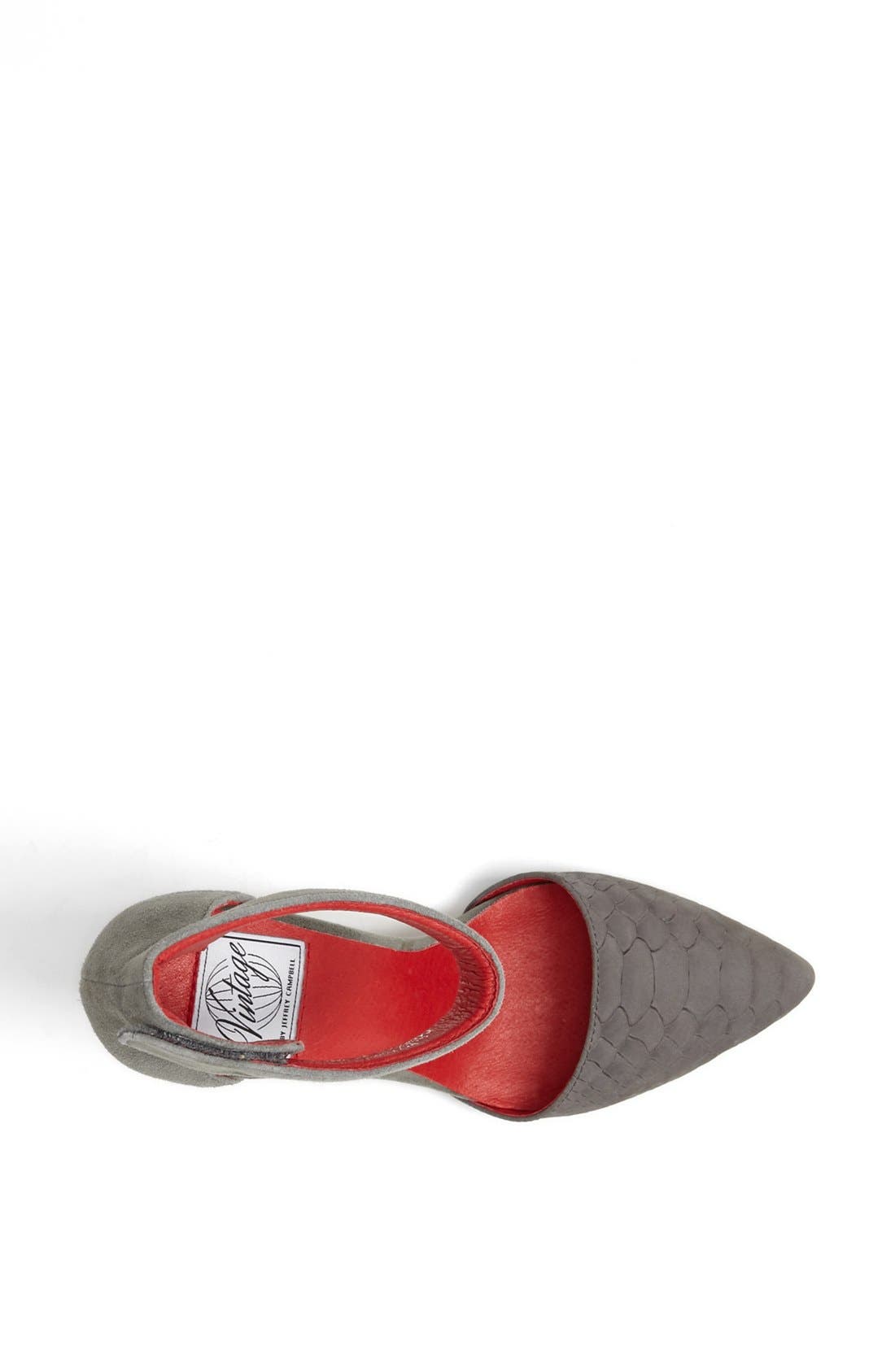 'Bridges' Pump, Alternate, color, GREY PYTHON/ SUEDE