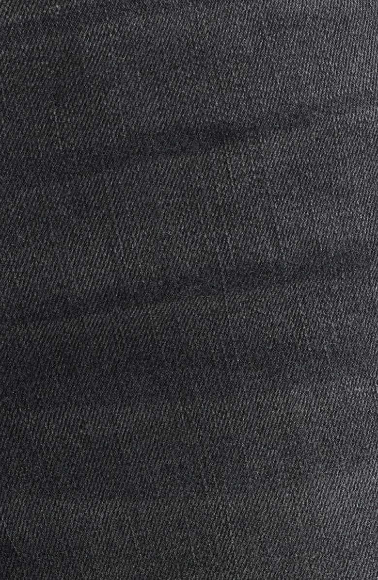 HIDDEN JEANS Fray Hem Crop Flare Jeans, Alternate, color, Black