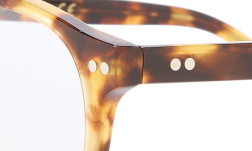 Kimeze 48mm Round Optical Glasses In Havana Transparent
