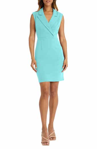 Donna Morgan Tuxedo Sleeveless Sheath Dress