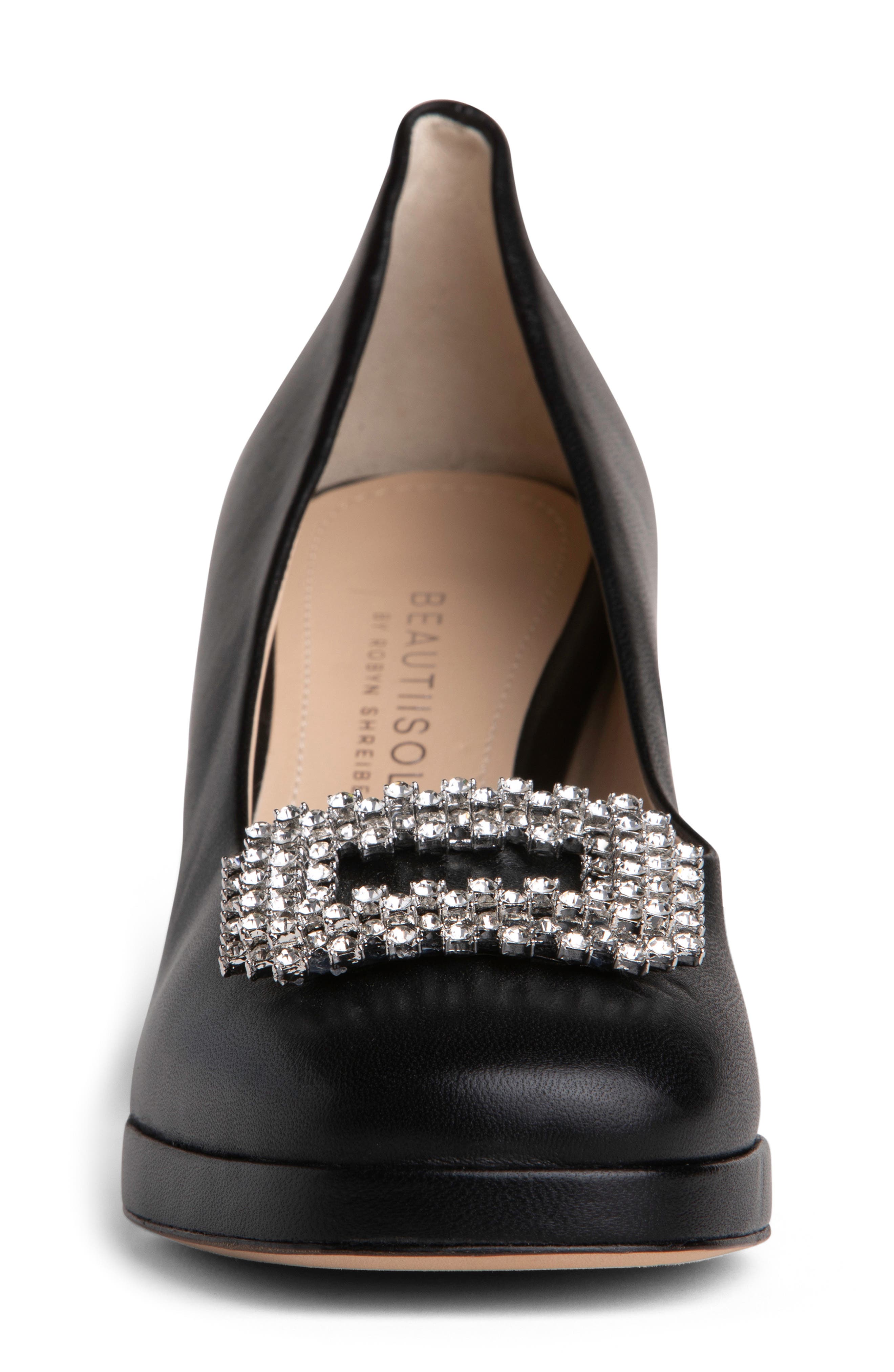 BEAUTIISOLES Clementine Platform Pump, Alternate, color, Black