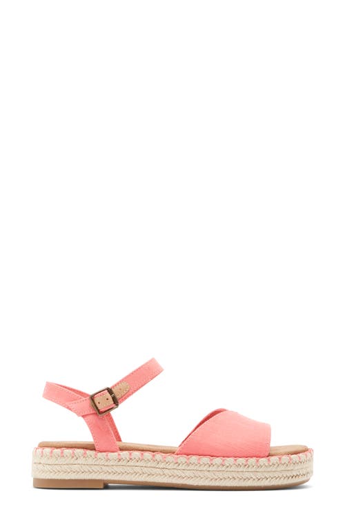 Toms Abby Espadrille Sandal In Pink