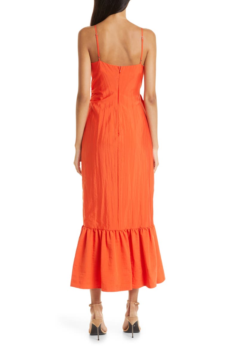 Neena Midi Dress, Alternate, color, CHERRY TOMATO