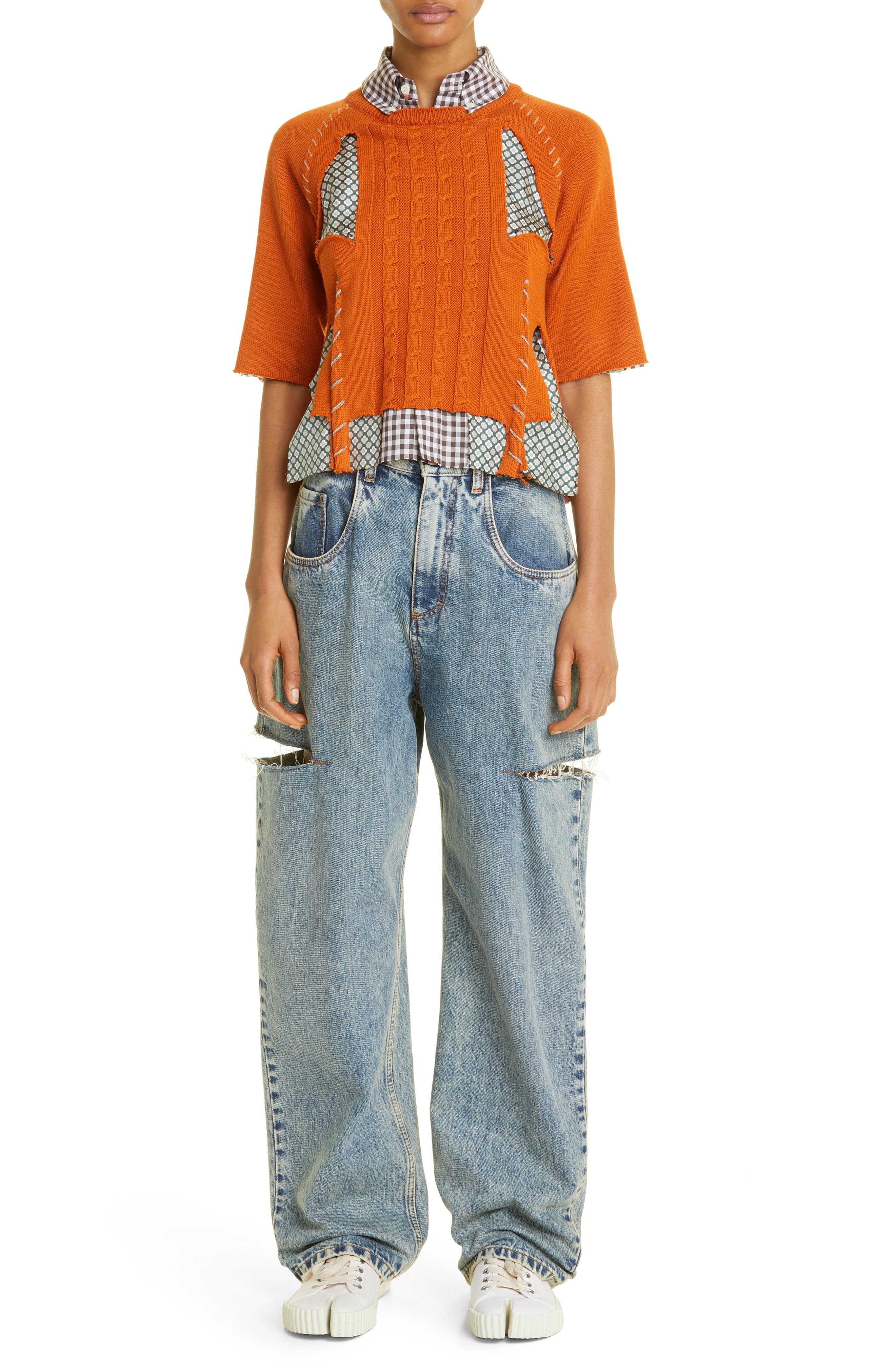 Maison Margiela Tabi Low Top Sneaker, Alternate, color, White